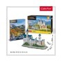 National Geographic Puzzle 3D si brosura 28 pagini Castelul Neuschwanstein 121 piese